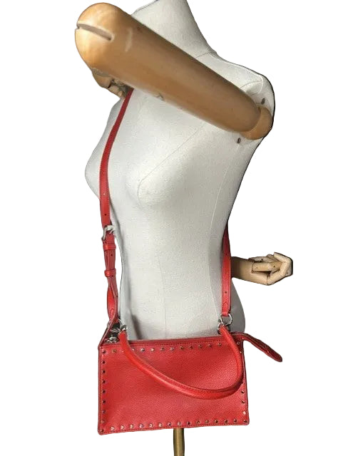 Rebecca Minkoff Darren Convertible Crossbody | Red Studded Leather