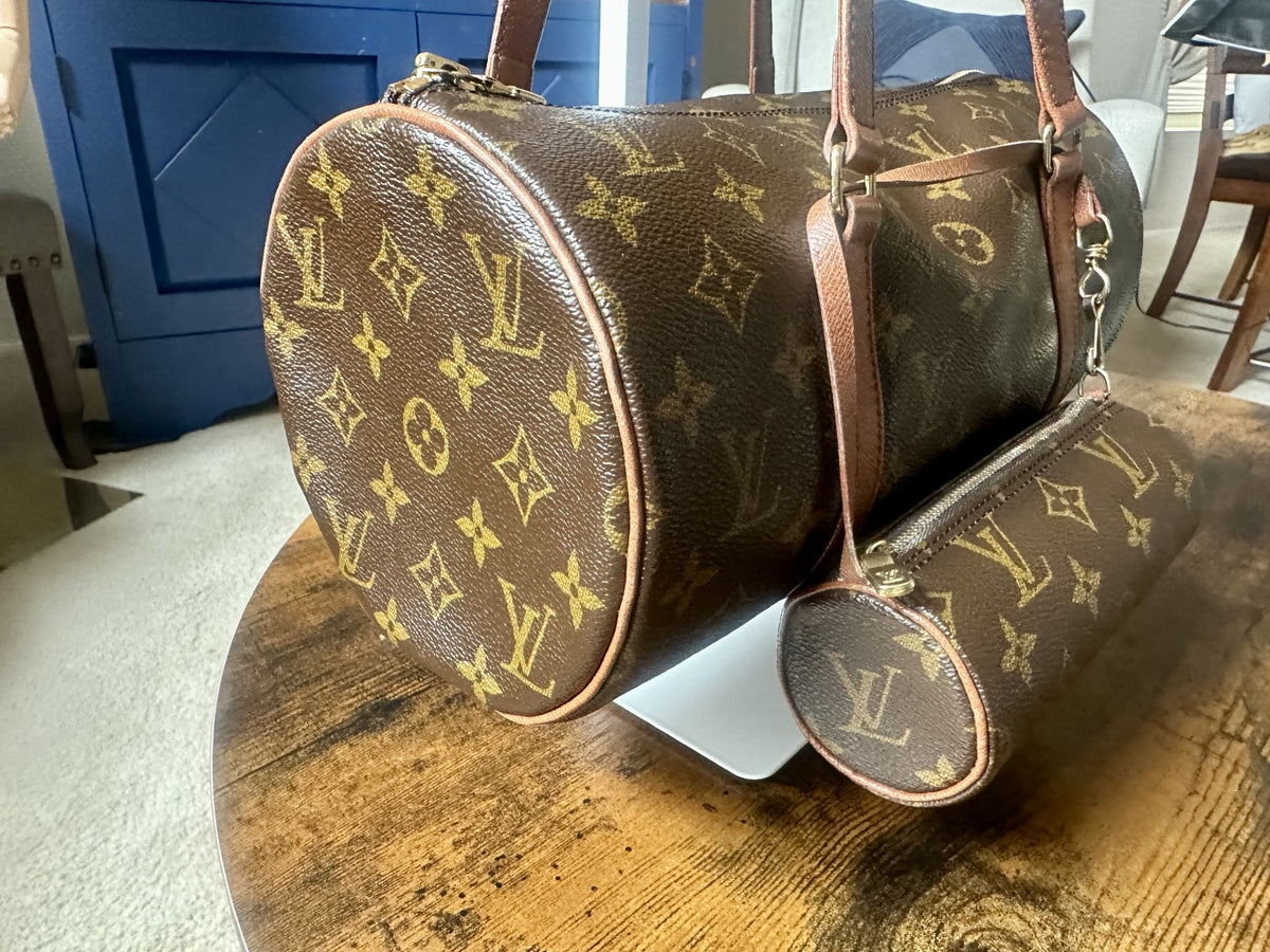 Authentic Louis Vuitton Monogram Papillon 30 with matching Pouch
