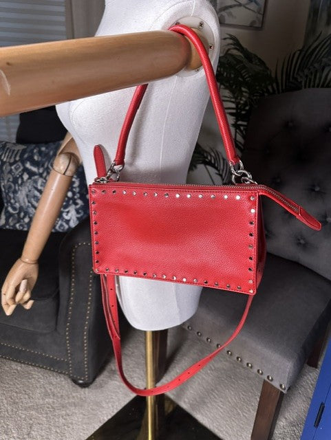 Rebecca Minkoff Darren Convertible Crossbody | Red Studded Leather