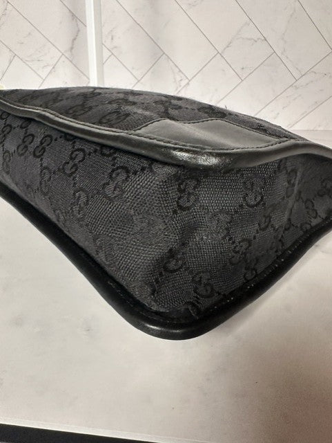 Gucci Vintage GG Canvas Top-Handle Handbag/ Zip Tote