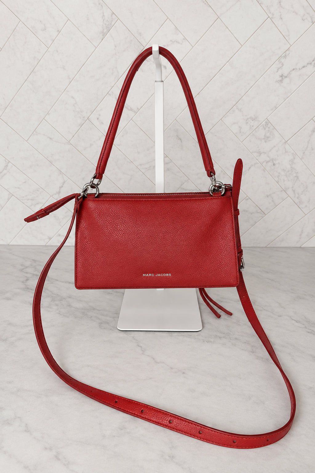 Rebecca Minkoff Darren Convertible Crossbody | Red Studded Leather