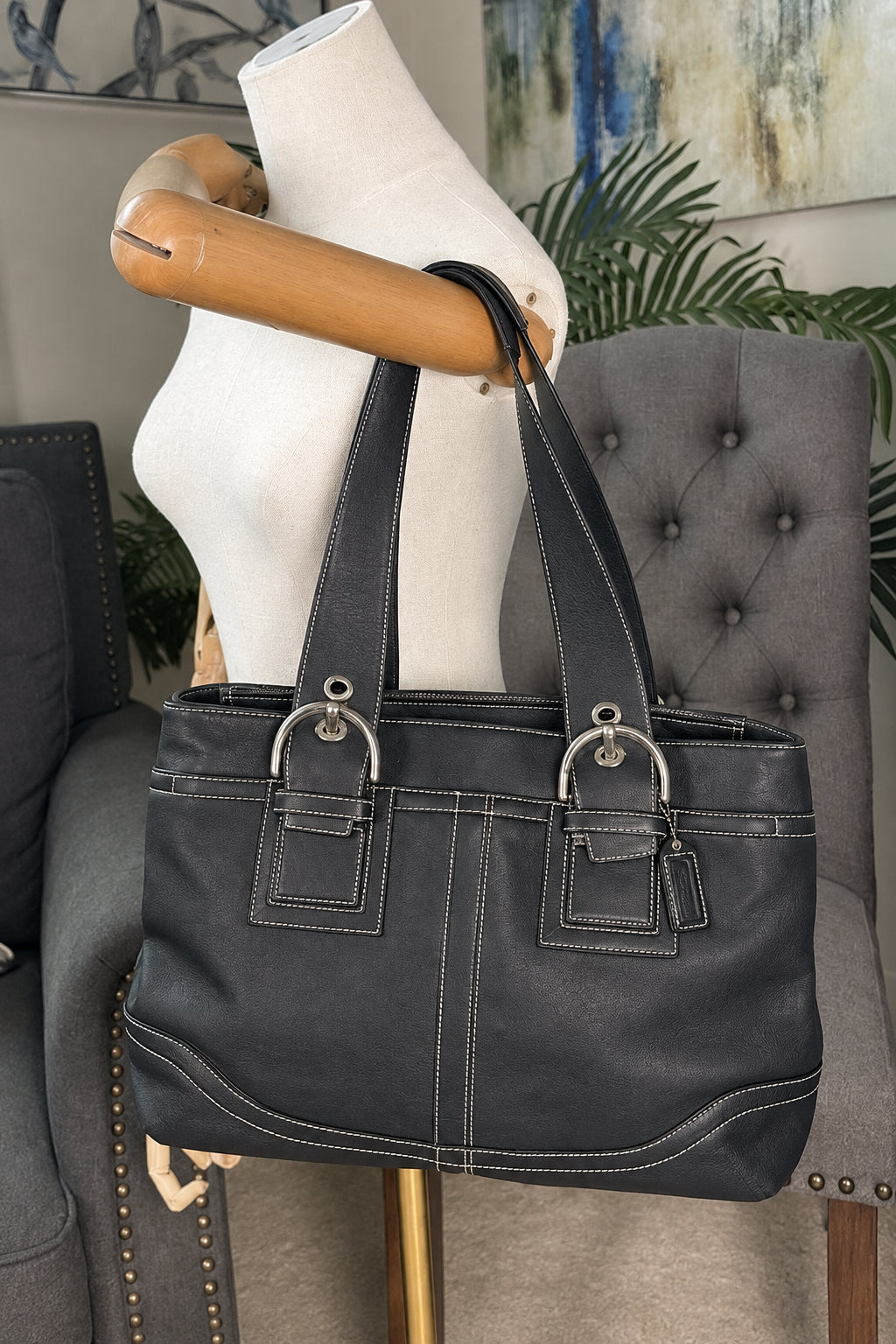 COACH Vintage Soho Leather Large Carryall