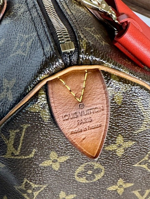 Authentic Louis Vuitton Monogram Speedy 30