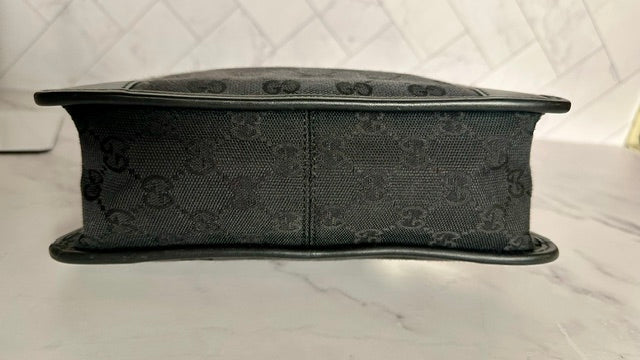 Gucci Vintage GG Canvas Top-Handle Handbag/ Zip Tote