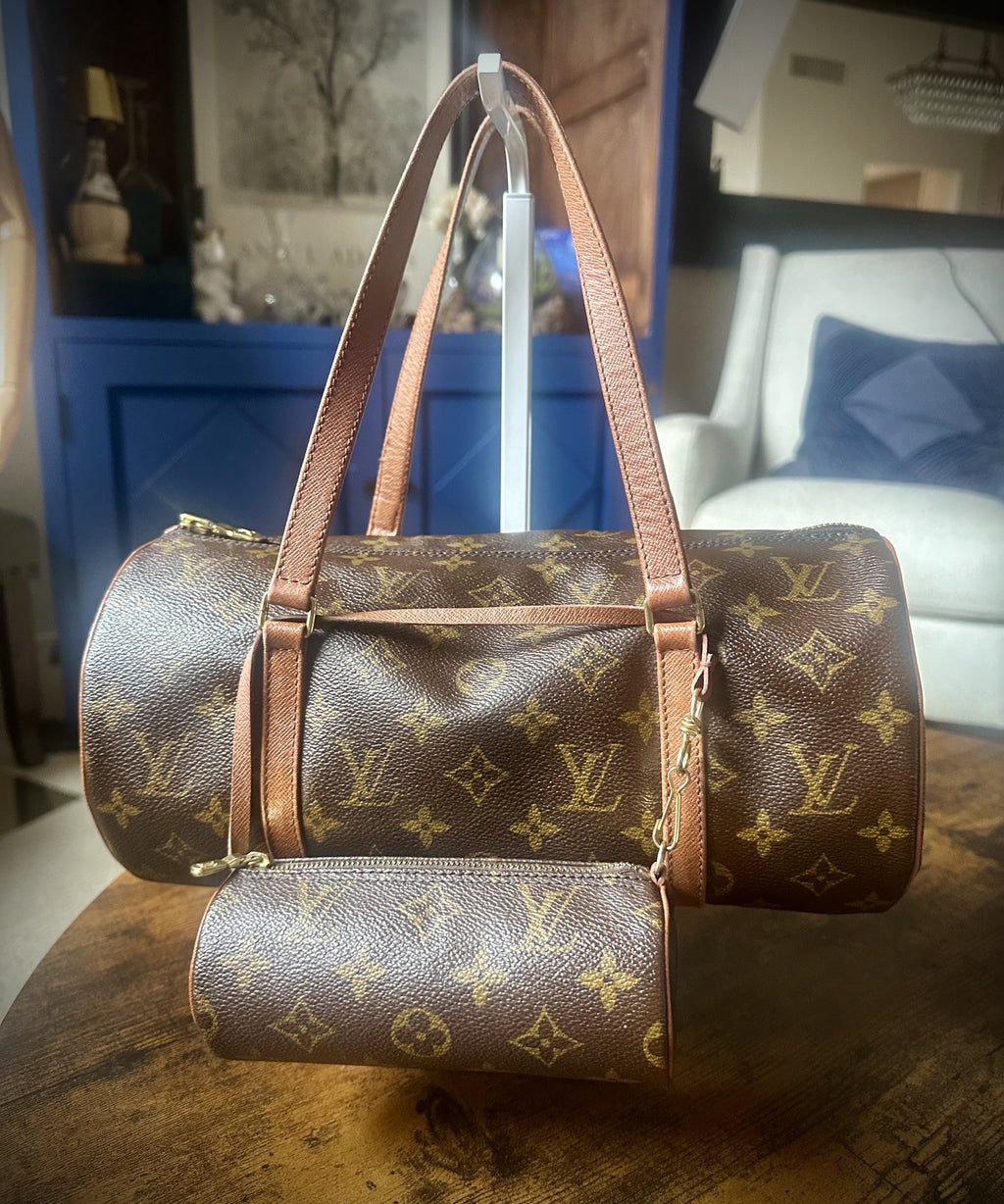 Authentic Louis Vuitton Monogram Papillon 30 with matching Pouch