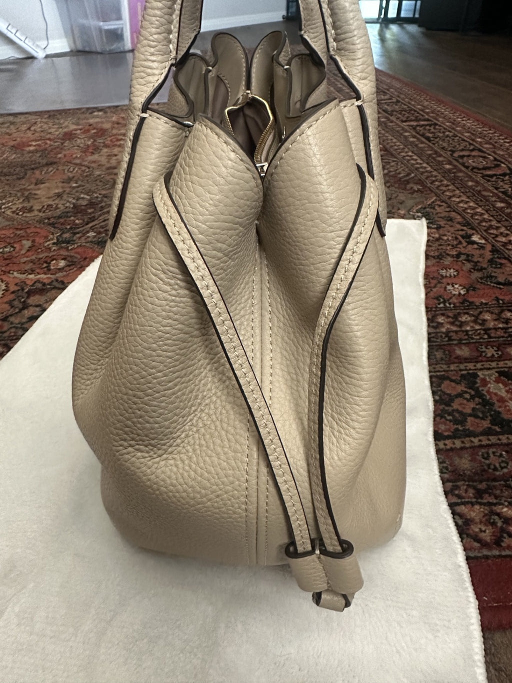 Kate Spade Dumpling Large Satchel- Meringue