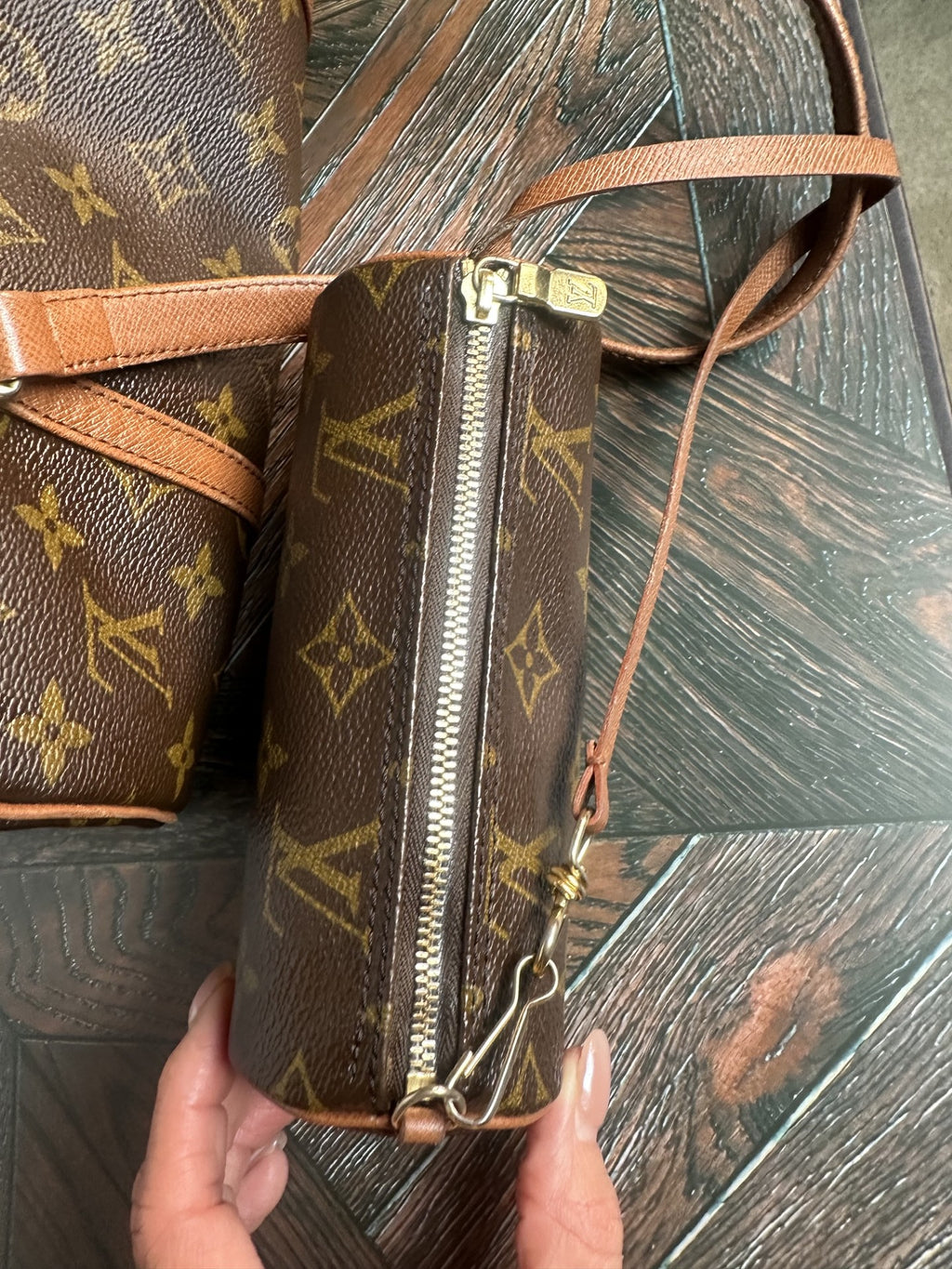Authentic Louis Vuitton Monogram Papillon 30 with matching Pouch