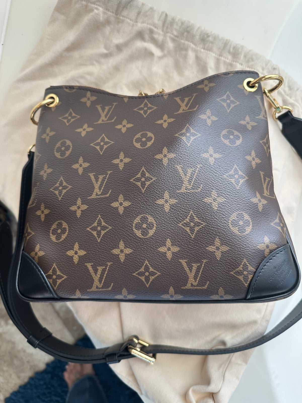 Authentic Louis Vuitton Odeon PM Noir