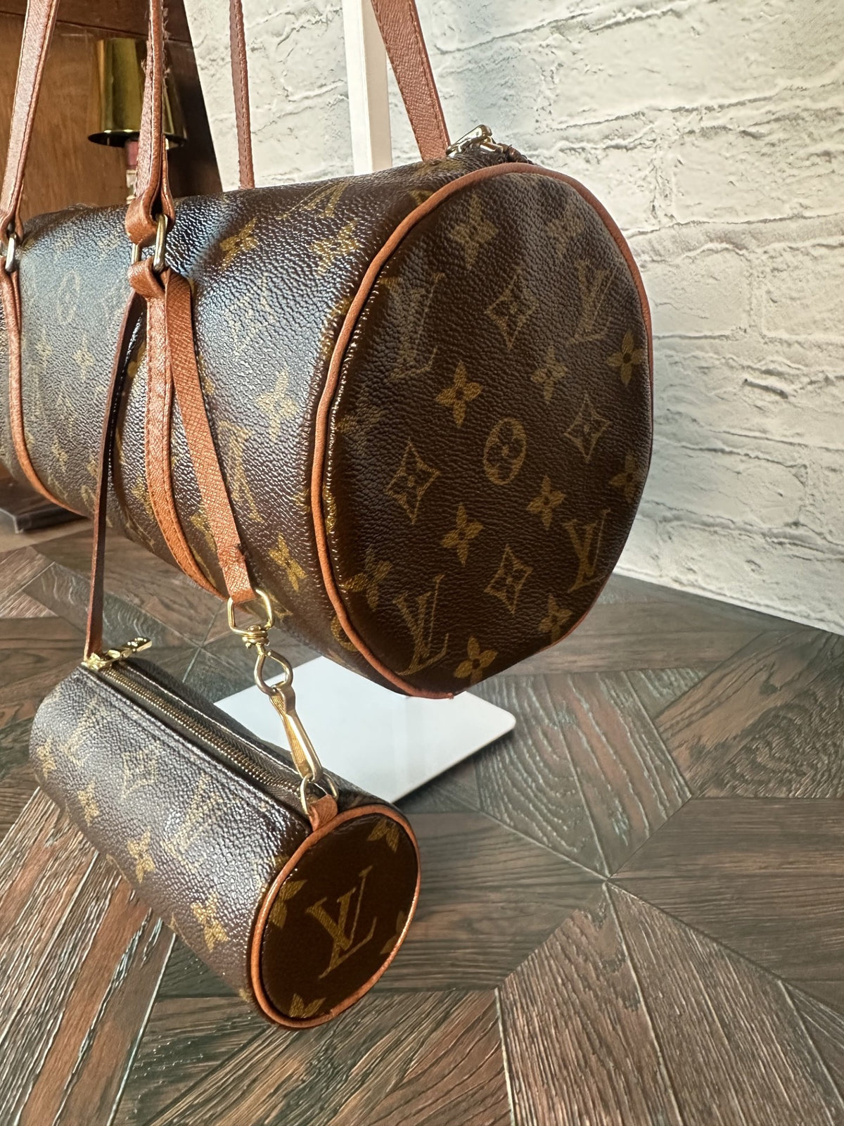 Authentic Louis Vuitton Monogram Papillon 30 with matching Pouch