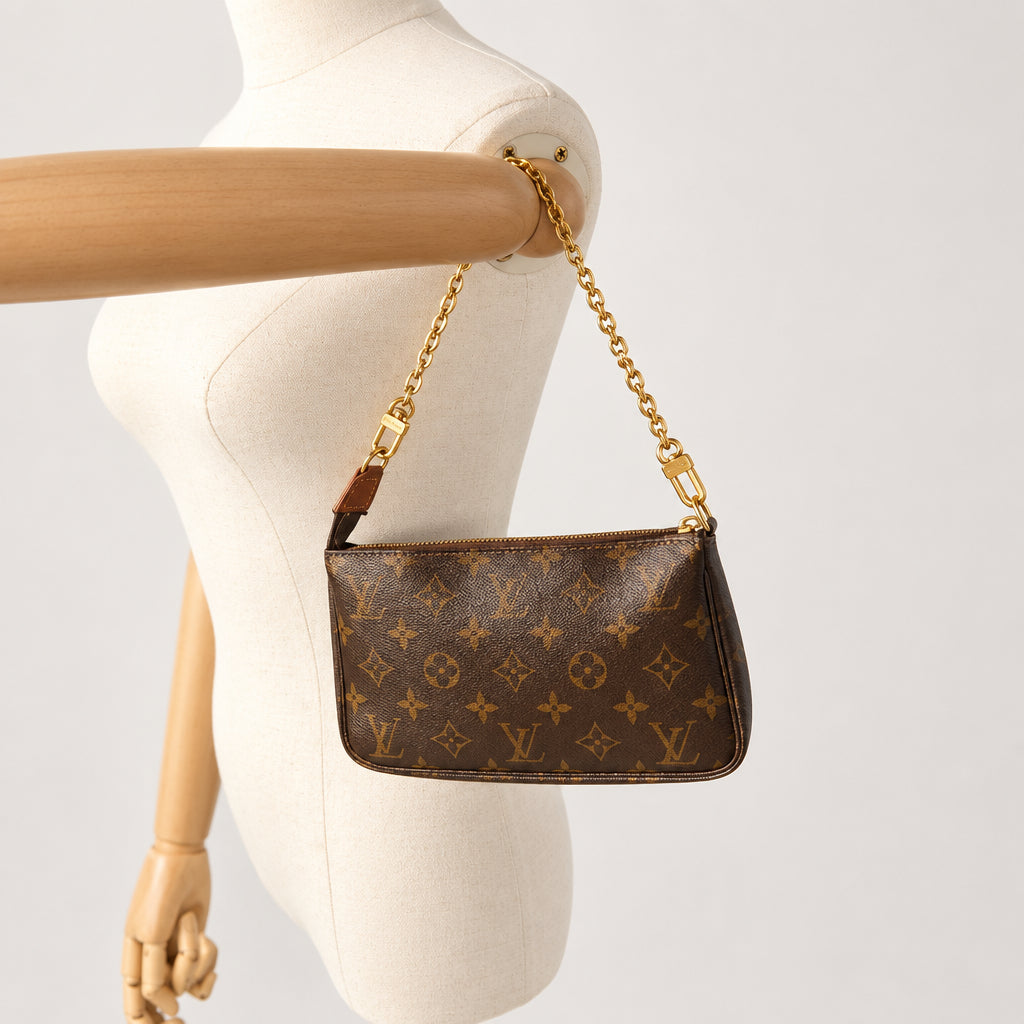 Louis Vuitton Pochette Accessoires Monogram Bag Vintage