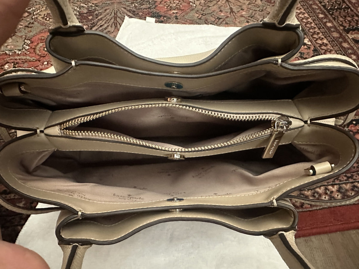 Kate Spade Dumpling Large Satchel- Meringue